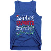 Santa Favorite Nurse Practitioner Funny Christmas Nursing Gift Tank Top