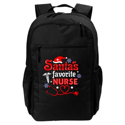 SantaS Favorite Nurse Christmas Daily Commute Backpack