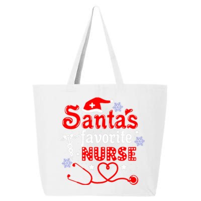 SantaS Favorite Nurse Christmas 25L Jumbo Tote