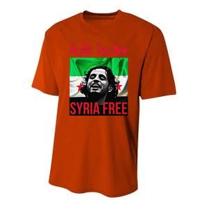 Syria Free Now The Syrian People Liberated Youth Performance Sprint T-Shirt