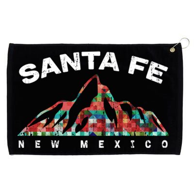 Santa Fe New Mexico Family Travel Hiking Camping Skiing Trip Funny Gift Grommeted Golf Towel