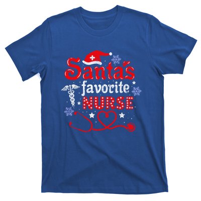 SantaS Favorite Nurse Vintage Meaningful Gift T-Shirt