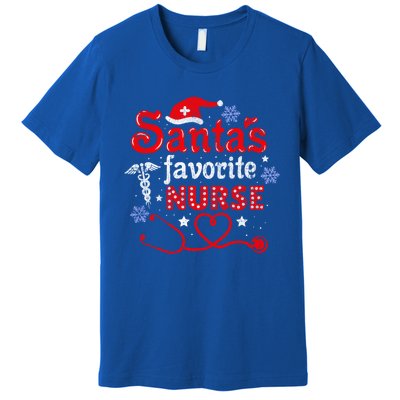 SantaS Favorite Nurse Vintage Meaningful Gift Premium T-Shirt