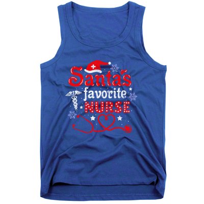 SantaS Favorite Nurse Vintage Meaningful Gift Tank Top