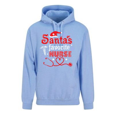 SantaS Favorite Nurse Vintage Meaningful Gift Unisex Surf Hoodie