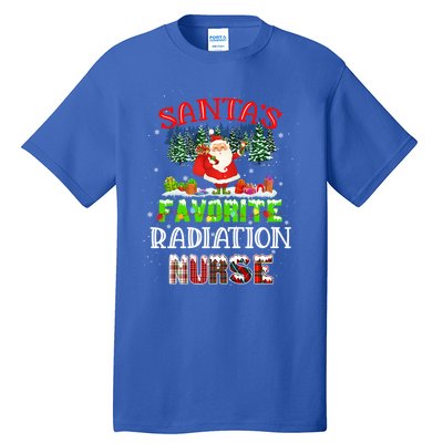 Santas Favorite Nurse Family Matching Group Christmas Gift Tall T-Shirt