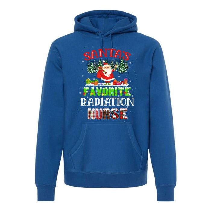 Santas Favorite Nurse Family Matching Group Christmas Gift Premium Hoodie