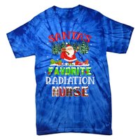 Santas Favorite Nurse Family Matching Group Christmas Gift Tie-Dye T-Shirt