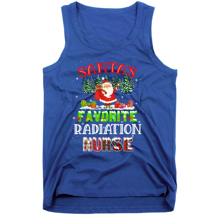 Santas Favorite Nurse Family Matching Group Christmas Gift Tank Top