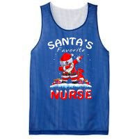 SantaS Favorite Nurse Christmas Funny Dabbing Santa Swea Mesh Reversible Basketball Jersey Tank