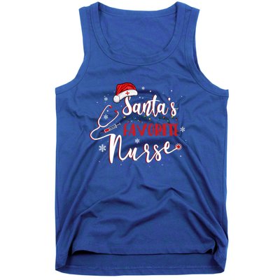 Santas Favorite Nurse Christmas Nursing Medical Staff Xmas Meaningful Gift Tank Top