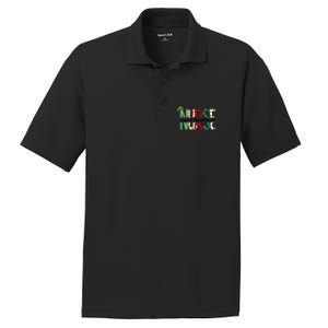 Santas Favorite Nurse Elf Christmas Nursing Funny Gift Holiday Gift PosiCharge RacerMesh Polo