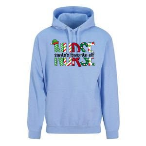 Santas Favorite Nurse Elf Christmas Nursing Funny Gift Holiday Gift Unisex Surf Hoodie