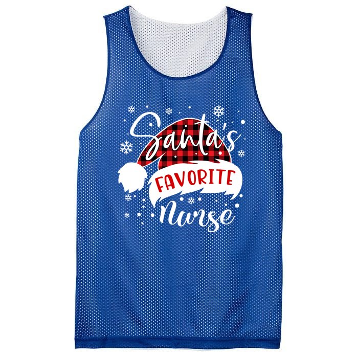 SantaS Favorite Nurse Gift Mesh Reversible Basketball Jersey Tank