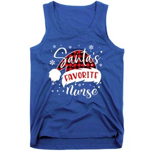 SantaS Favorite Nurse Gift Tank Top