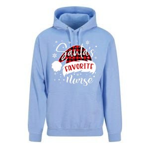 SantaS Favorite Nurse Gift Unisex Surf Hoodie