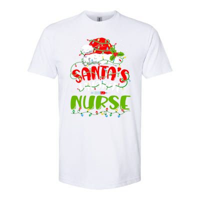 Santa Favorite Nurse Christmas Rn Er Or Nurse Gift Softstyle CVC T-Shirt