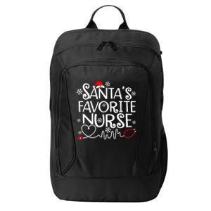 SantaS Favorite Nurse Meaningful Gift City Backpack