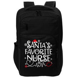 SantaS Favorite Nurse Meaningful Gift Impact Tech Backpack