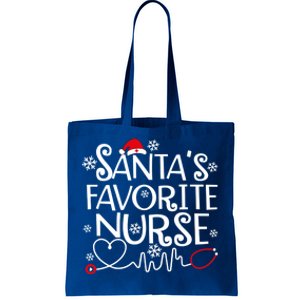 SantaS Favorite Nurse Meaningful Gift Tote Bag