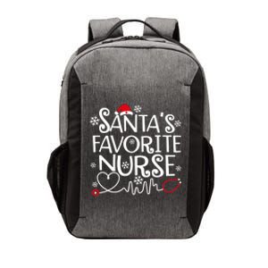 SantaS Favorite Nurse Meaningful Gift Vector Backpack