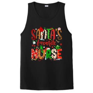 SantaS Favorite Nurse Funny Gift Cute Merry Xmas Party Funny Gift PosiCharge Competitor Tank