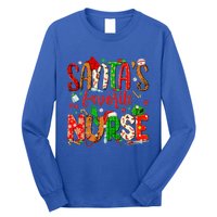 SantaS Favorite Nurse Funny Gift Cute Merry Xmas Party Funny Gift Long Sleeve Shirt