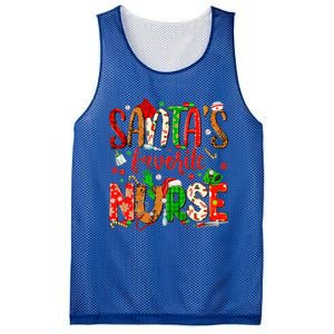 SantaS Favorite Nurse Funny Gift Cute Merry Xmas Party Funny Gift Mesh Reversible Basketball Jersey Tank