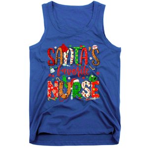 SantaS Favorite Nurse Funny Gift Cute Merry Xmas Party Funny Gift Tank Top