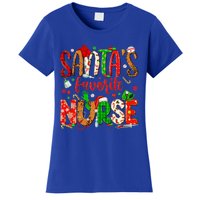 SantaS Favorite Nurse Funny Gift Cute Merry Xmas Party Funny Gift Women's T-Shirt