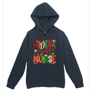 SantaS Favorite Nurse Funny Gift Cute Merry Xmas Party Funny Gift Urban Pullover Hoodie