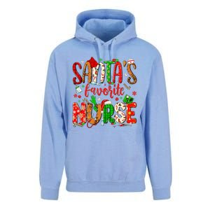 SantaS Favorite Nurse Funny Gift Cute Merry Xmas Party Funny Gift Unisex Surf Hoodie