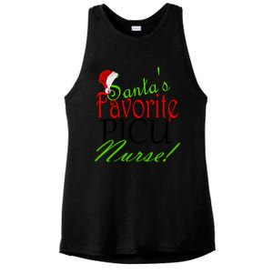 Santas Favorite Nurse Gift Ladies PosiCharge Tri-Blend Wicking Tank