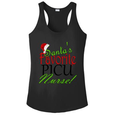 Santas Favorite Nurse Gift Ladies PosiCharge Competitor Racerback Tank