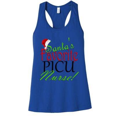 Santas Favorite Nurse Gift Women's Racerback Tank