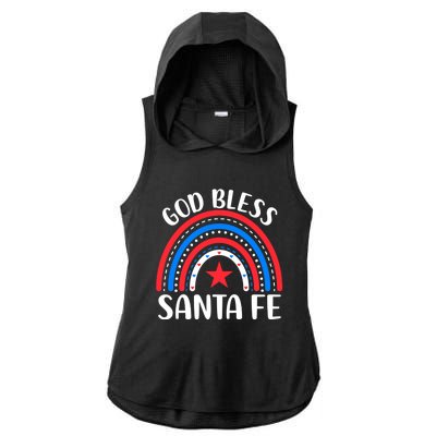 Santa Fe New Mexico Funny Gift I Love Santa Fe Usa Gift Ladies PosiCharge Tri-Blend Wicking Draft Hoodie Tank