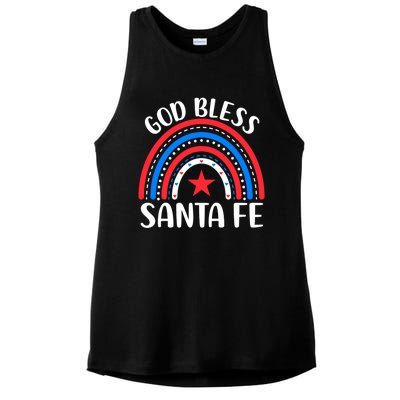 Santa Fe New Mexico Funny Gift I Love Santa Fe Usa Gift Ladies PosiCharge Tri-Blend Wicking Tank