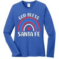 Santa Fe New Mexico Funny Gift I Love Santa Fe Usa Gift Ladies Long Sleeve Shirt