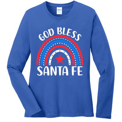 Santa Fe New Mexico Funny Gift I Love Santa Fe Usa Gift Ladies Long Sleeve Shirt