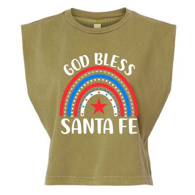 Santa Fe New Mexico Funny Gift I Love Santa Fe Usa Gift Garment-Dyed Women's Muscle Tee