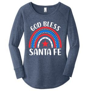 Santa Fe New Mexico Funny Gift I Love Santa Fe Usa Gift Women's Perfect Tri Tunic Long Sleeve Shirt