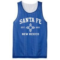 Santa Fe New Mexico NM Vintage State Athletic Style Mesh Reversible Basketball Jersey Tank