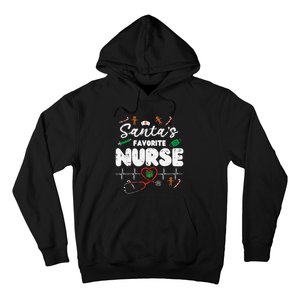 Santas Favorite Nurse Christmas Xmas Nursing Hoodie