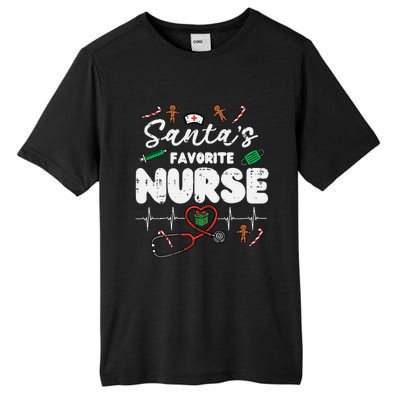 Santas Favorite Nurse Christmas Xmas Nursing Tall Fusion ChromaSoft Performance T-Shirt