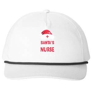 Santas Favorite Nurse Christmas Xmas Nursing Scrub Top Great Gift Snapback Five-Panel Rope Hat