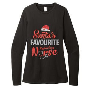 Santas Favorite Nephrology Nurse Christmas Nursing Xmas Gift Womens CVC Long Sleeve Shirt