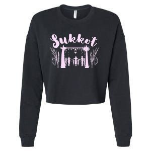 Sukkah Feast of Tabernacles Sukkot Cropped Pullover Crew