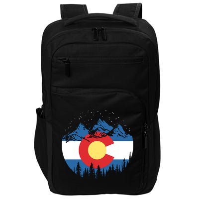 State Flag Of Colorado Vintage Night Stars Design Cute Gift Impact Tech Backpack