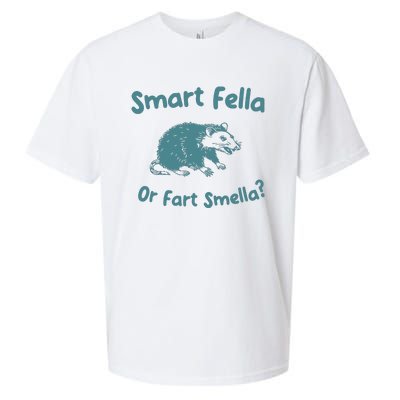 Smart Fella Or Fart Smella Vintage Style Sueded Cloud Jersey T-Shirt