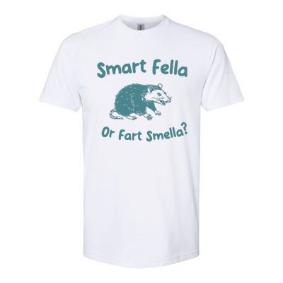 Smart Fella Or Fart Smella Vintage Style Softstyle® CVC T-Shirt